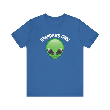 Grandma's Crew Alien  T-Shirt | Unisex Jersey Tee