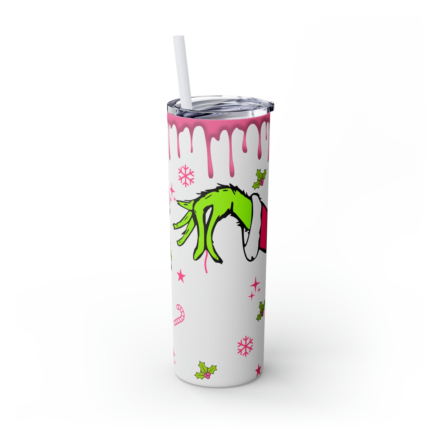 Grinch Daily Schedule  Skinny Tumbler with Straw, 20oz