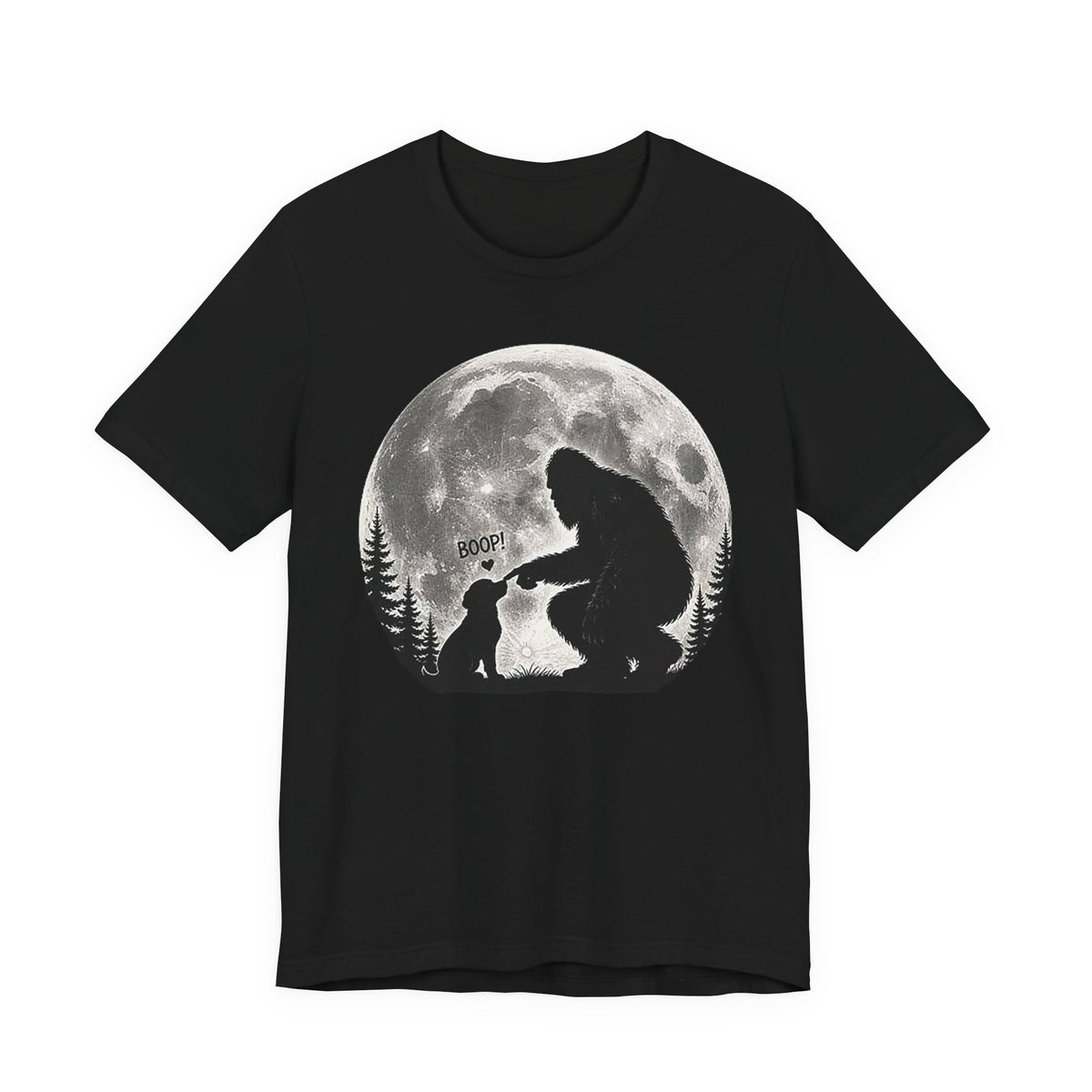 Bigfoot Boops Sweet Puppy Dog Unisex Jersey Short Sleeve Tee