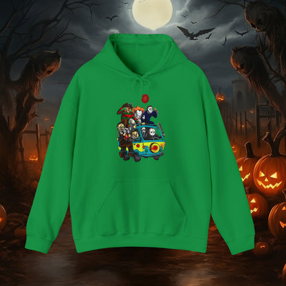 Mystery Machine Horror Friends Unisex Heavy Blend™ Hooded Sweatshirt