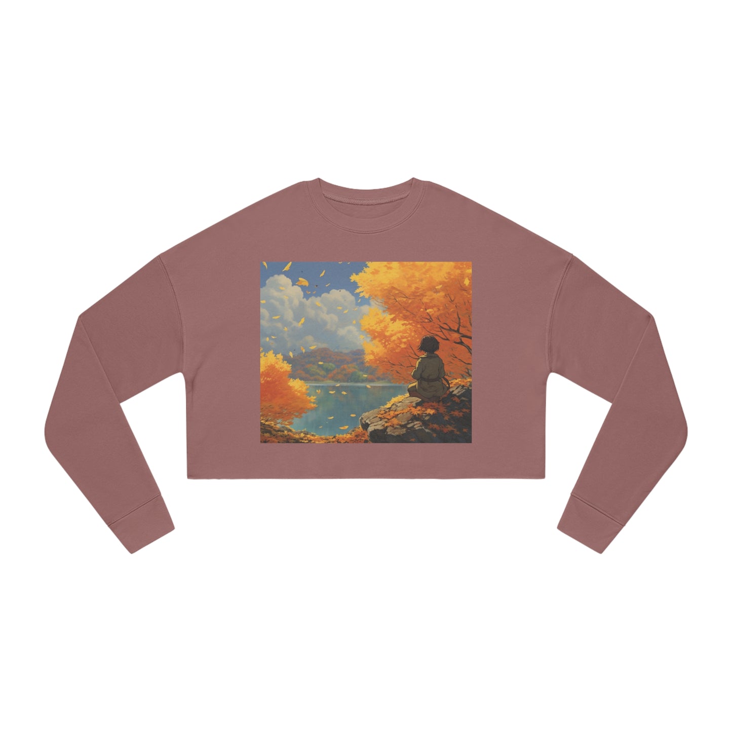 Anime Autumn Women's Cropped Sweatshirt