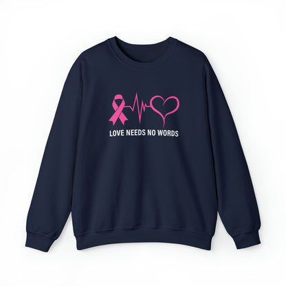 Breast Cancer Support Heavy Blend™ Crewneck Sweatshirt