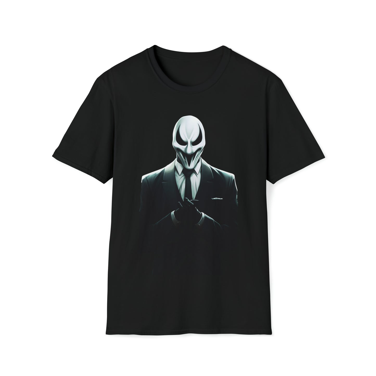 Creepy Evil Man Halloween Unisex Softstyle T-Shirt