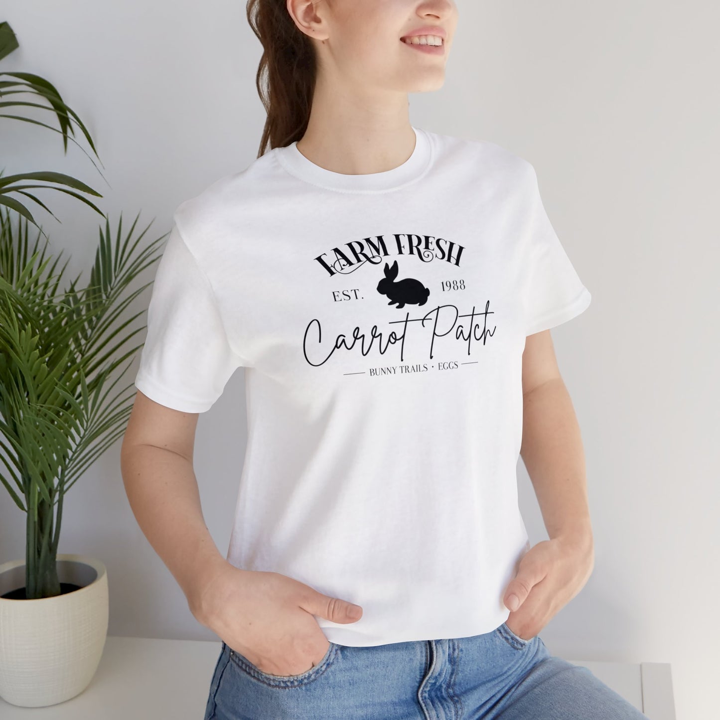 Farm Fresh  Carrot Patch   Unisex Jersey Short Sleeve Tee