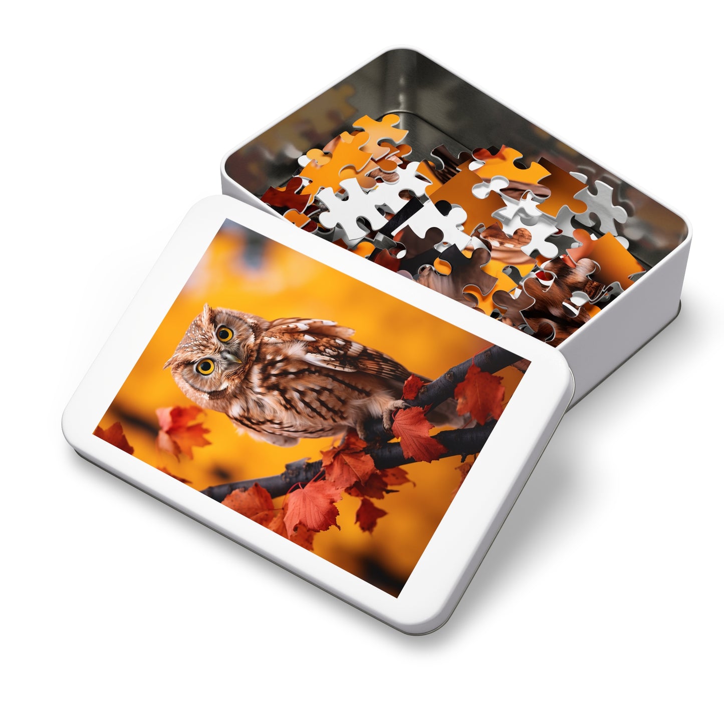 Autumn Owl Jigsaw Puzzle (30, 110, 252, 500,1000-Piece)