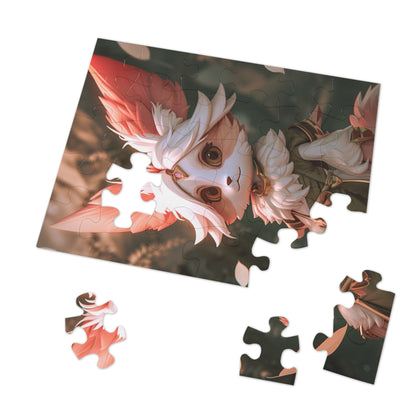 Anime Female Fox Jigsaw Puzzle (30, 110, 252, 500,1000-Piece)