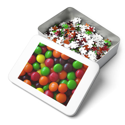 Colorful Skittles Jigsaw Puzzle (30, 110, 252, 500,1000-Piece)