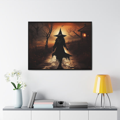 Halloween Witch Gallery Art Canvas Wraps, Horizontal Frame