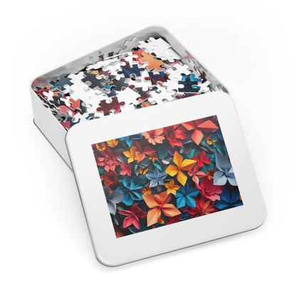 Flower Origami Jigsaw Puzzle (30, 110, 252, 500,1000-Piece)