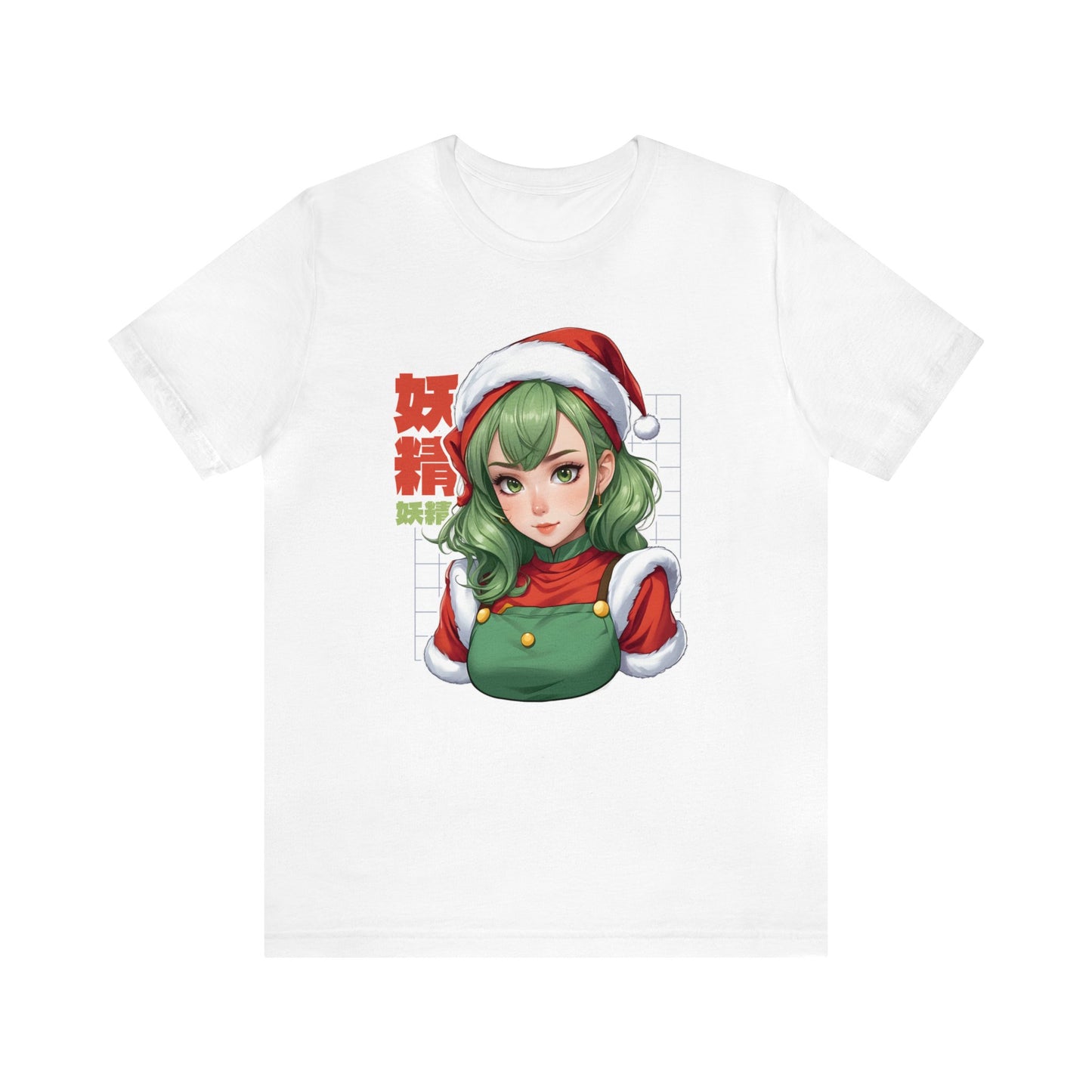 Anime Christmas Elf  Unisex Jersey Short Sleeve Tee