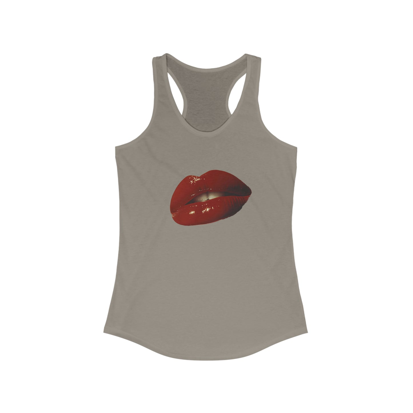 Just My Lips   Women's Ideal Racerback Tank