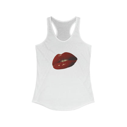 Just My Lips   Women's Ideal Racerback Tank