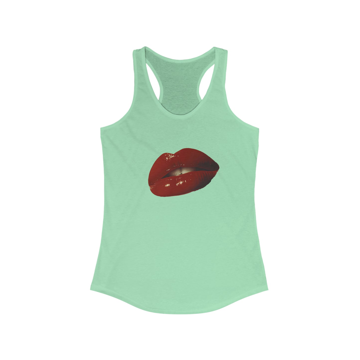 Just My Lips   Women's Ideal Racerback Tank