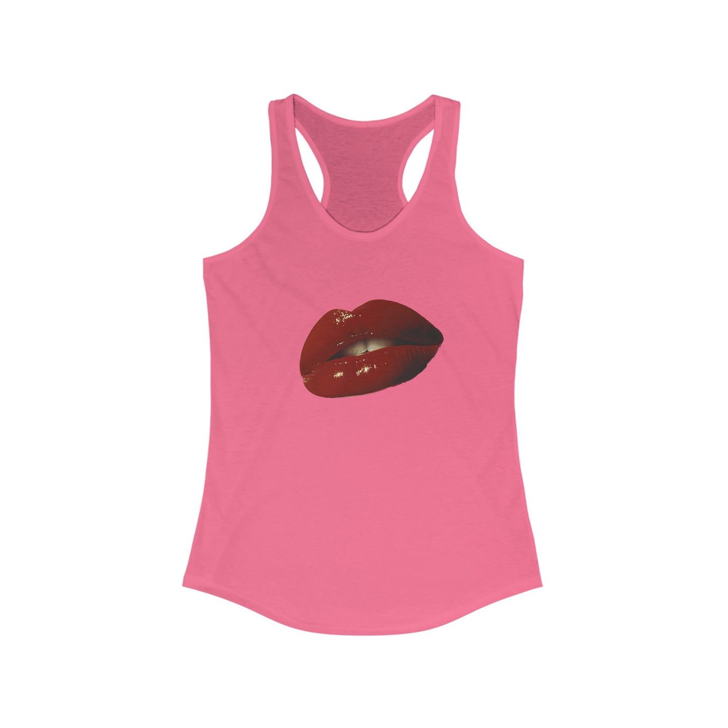 Just My Lips   Women's Ideal Racerback Tank