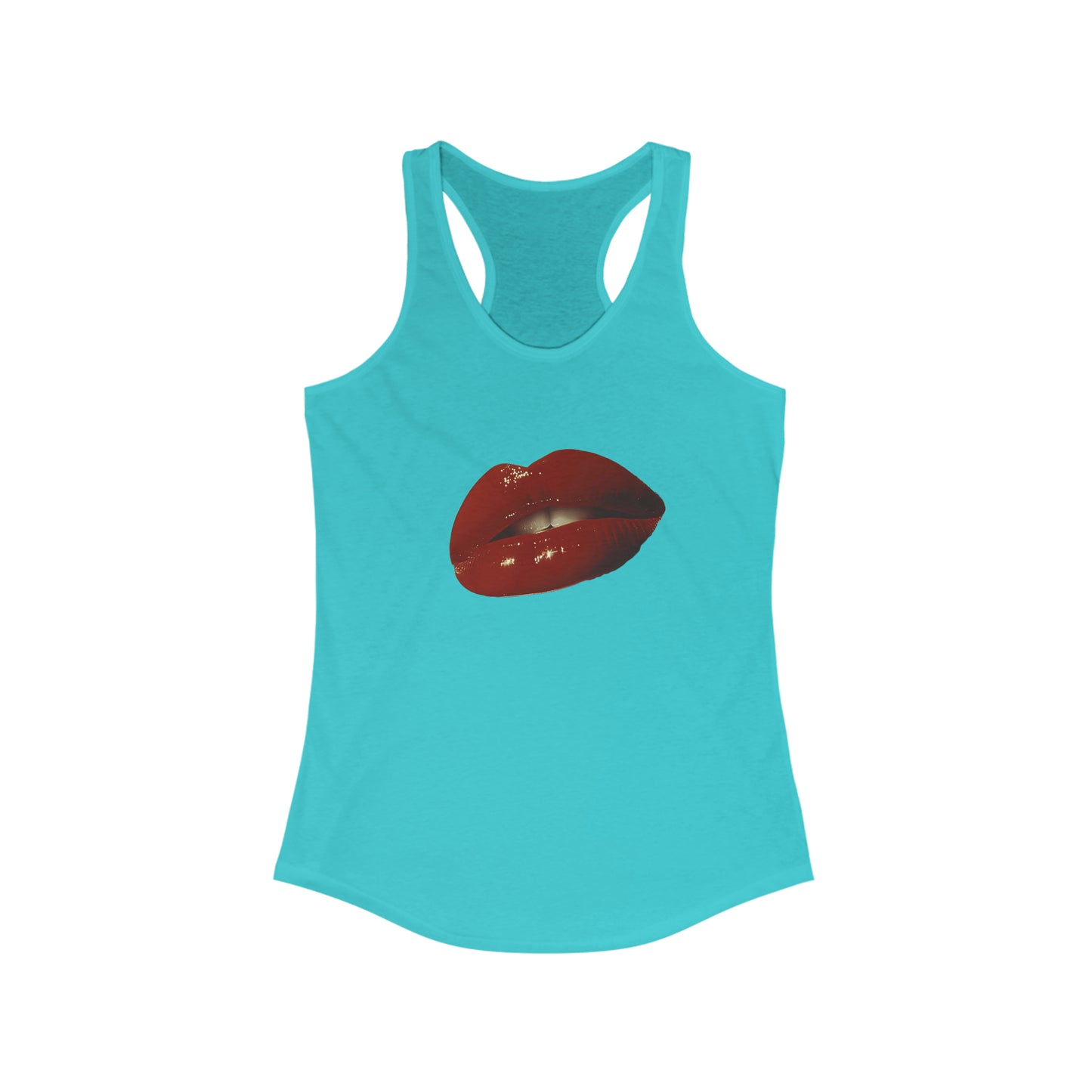 Just My Lips   Women's Ideal Racerback Tank