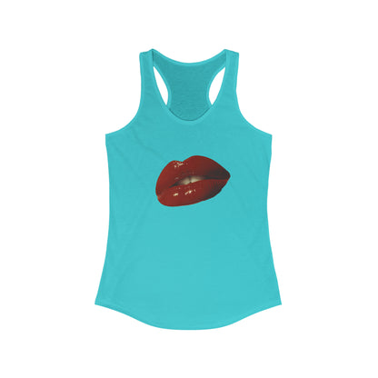 Just My Lips   Women's Ideal Racerback Tank