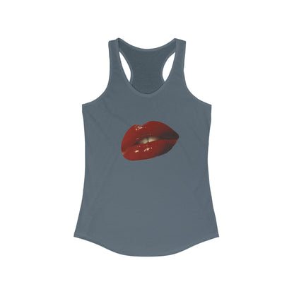 Just My Lips   Women's Ideal Racerback Tank