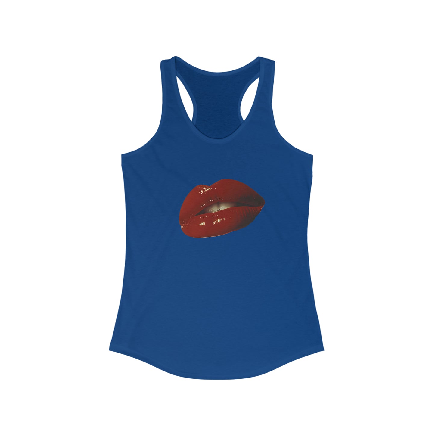 Just My Lips   Women's Ideal Racerback Tank