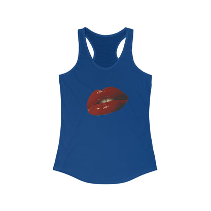 Just My Lips   Women's Ideal Racerback Tank