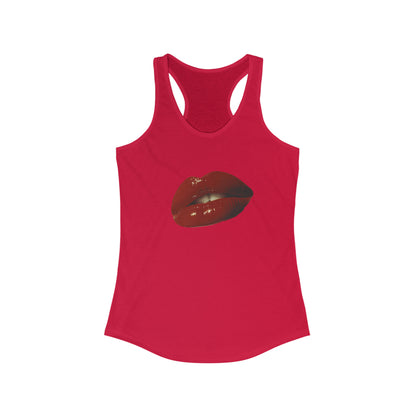 Just My Lips   Women's Ideal Racerback Tank