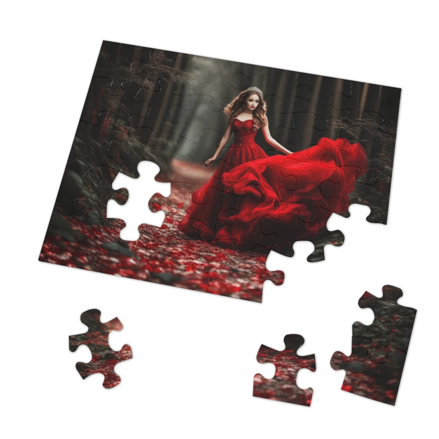 The Red Princess Jigsaw Puzzle (30, 110, 252, 500,1000-Piece)