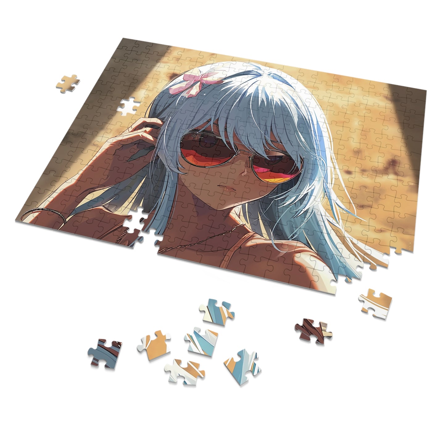 Sexy Anime Girl  Jigsaw Puzzle (30, 110, 252, 500,1000-Piece)