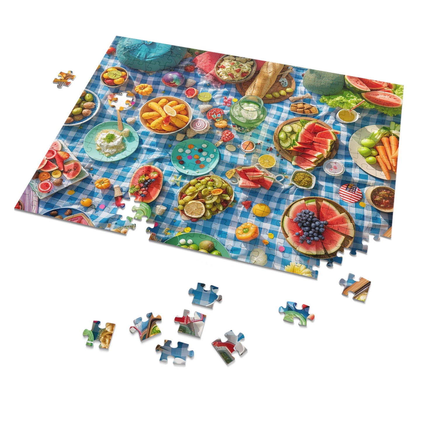 Summer Picnic  Jigsaw Puzzle (30, 110, 252, 500,1000-Piece)