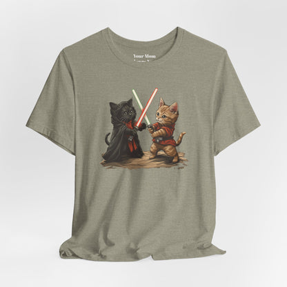 Kitty Star Wars Battle Unisex Jersey Short Sleeve Tee