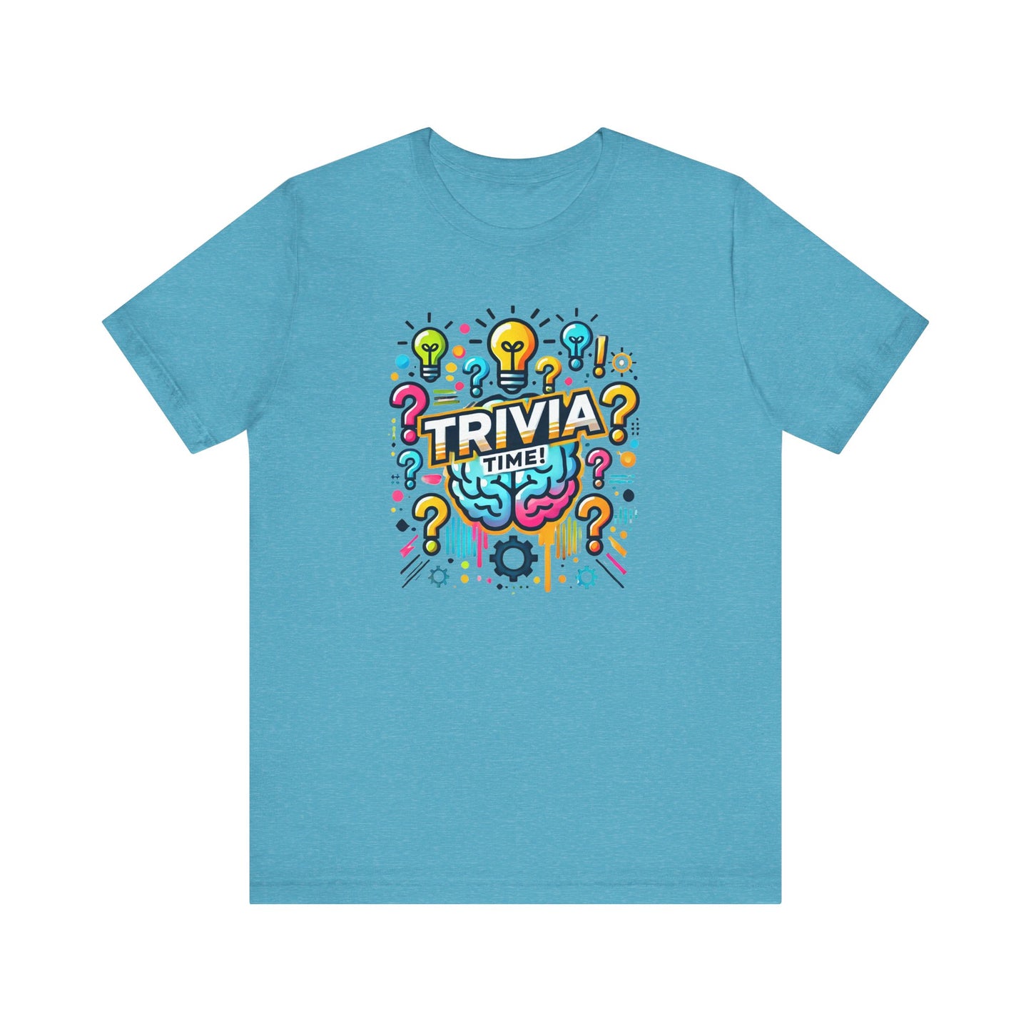 Trivia Time Unisex Short Sleeve Tee - Fun & Colorful Quiz Shirt