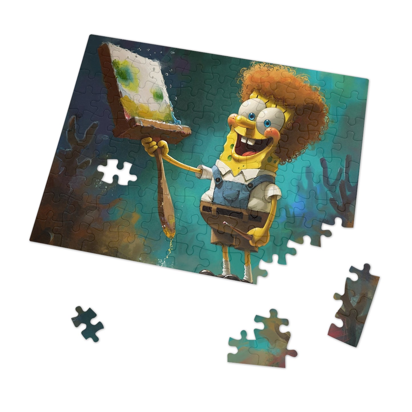 SpongeBob Ross Jigsaw Puzzle (30, 110, 252-Piece)