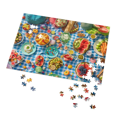 Summer Picnic  Jigsaw Puzzle (30, 110, 252, 500,1000-Piece)