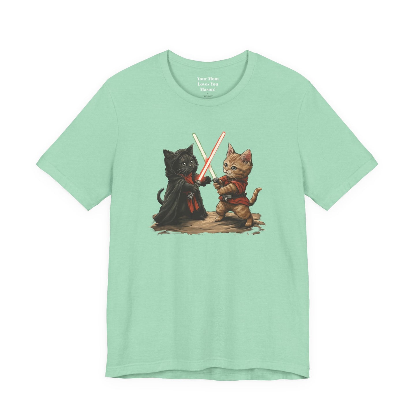 Kitty Star Wars Battle Unisex Jersey Short Sleeve Tee
