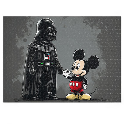 Darth and Mickey Jigsaw Puzzle (30, 110, 252, 500 -Piece)