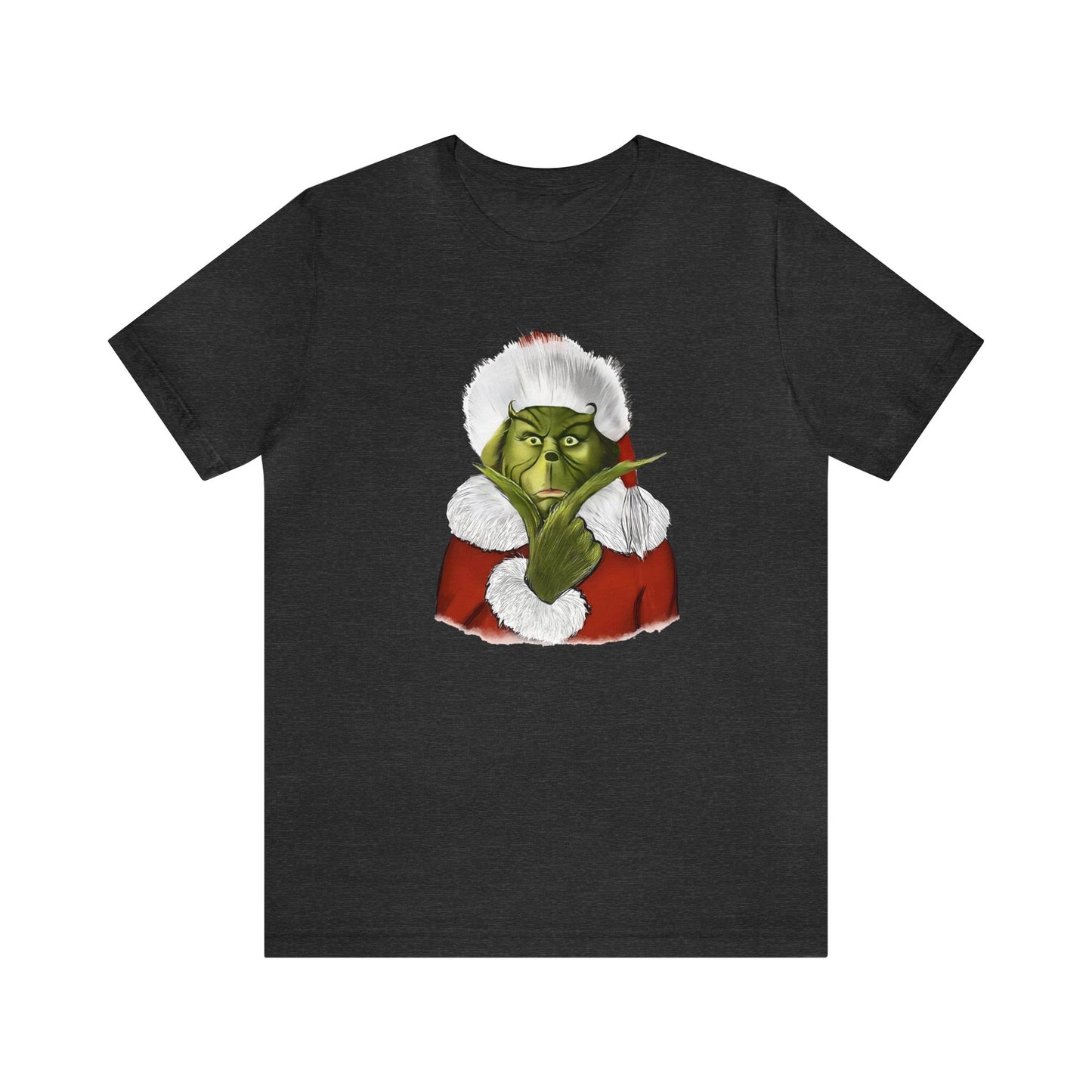 Resting Grinch Face  Unisex Jersey Short Sleeve Tee