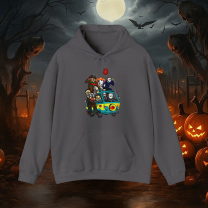 Mystery Machine Horror Friends Unisex Heavy Blend™ Hooded Sweatshirt