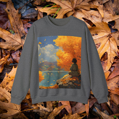 Anime Autumn Unisex Heavy Blend™ Crewneck Sweatshirt