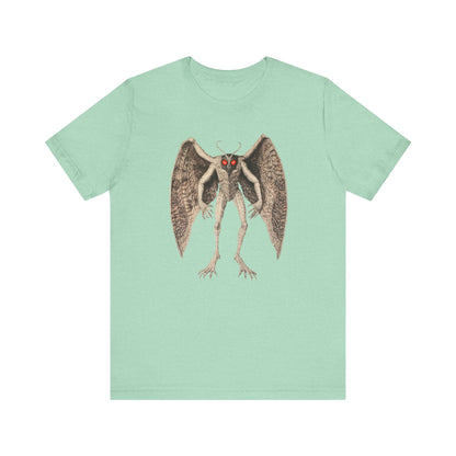 Mothman Unisex Jersey Tee - Paranormal Graphic T-Shirt