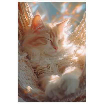 Hammock Cat Nap  Jigsaw Puzzle (30, 110, 252, 500,1000-Piece)