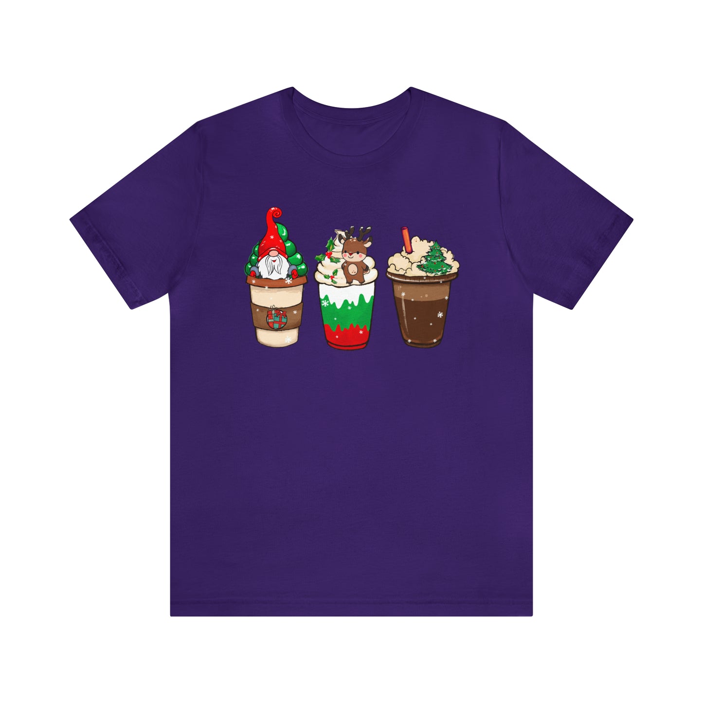 Christmas Coffee Tshirt Christmas T-Shirt Coffee Lover T Shirt Coffee Lover Christmas Gift Short Sleeve Tee Shirt