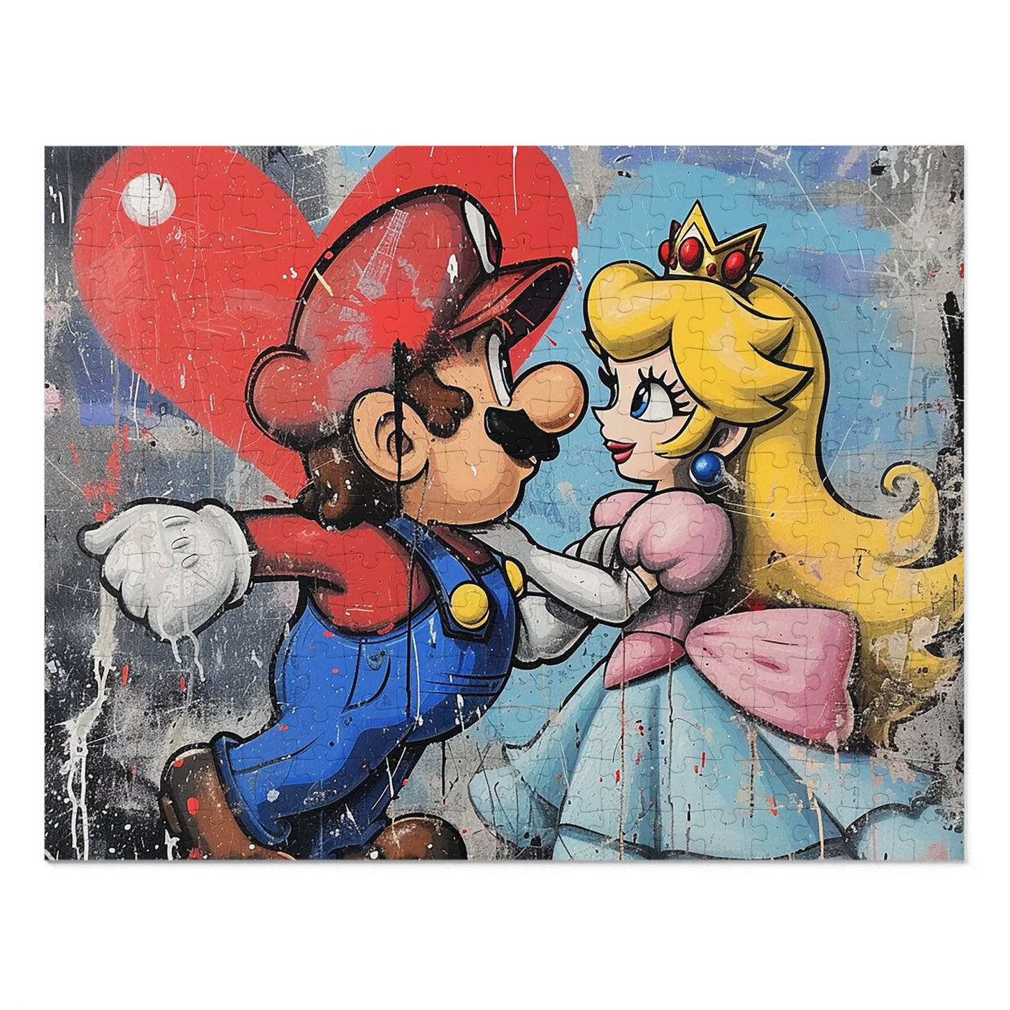 Mario and Princess Love Jigsaw Puzzle (30, 110, 252, 500,1000-Piece)