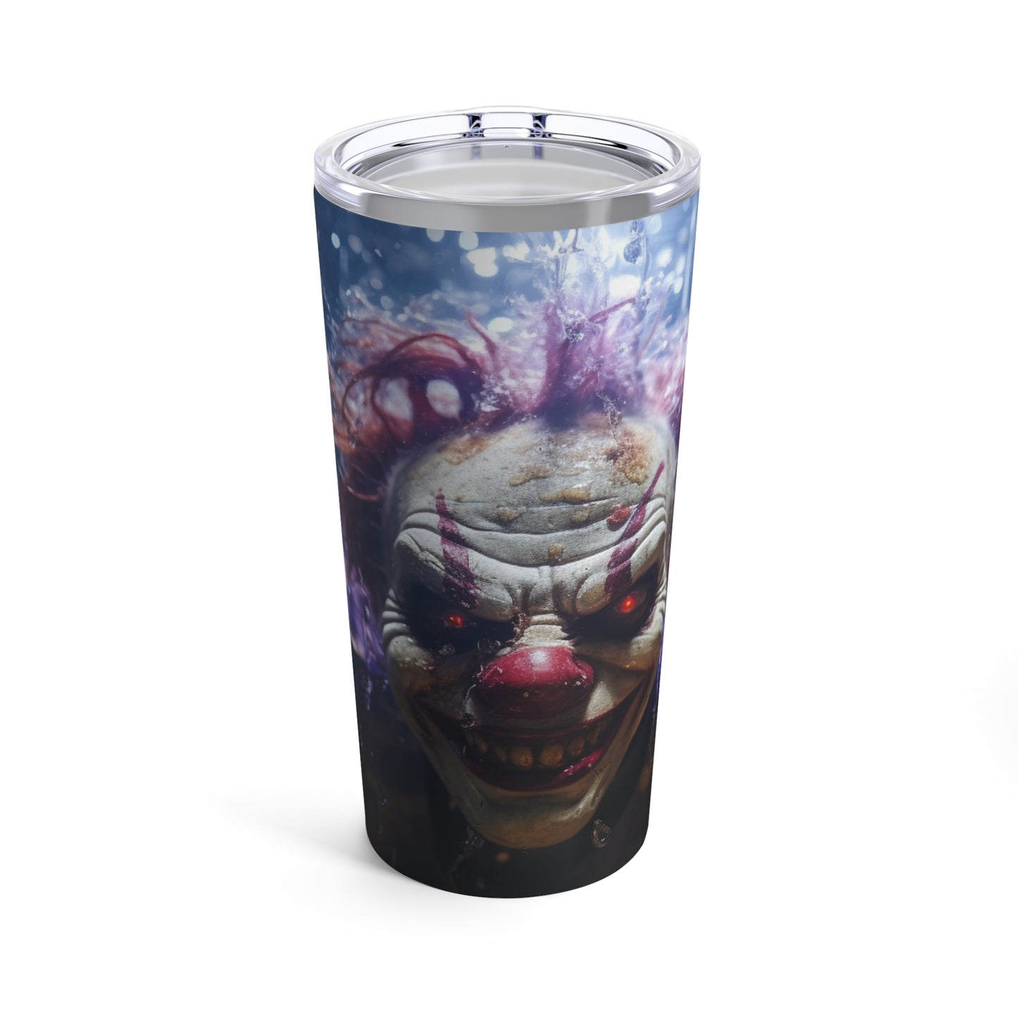 Scary Halloween Clown Tumbler