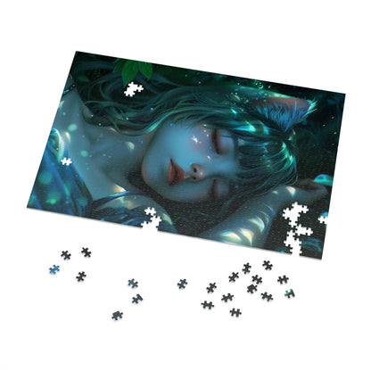 Anime Sleeping Girl  Jigsaw Puzzle (30, 110, 252, 500,1000-Piece)