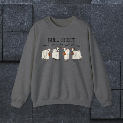 Bull Sheet Cow Sweatshirt, Halloween Shirt,  Heavy Blend™ Crewneck Sweatshirt