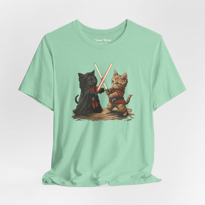 Kitty Star Wars Battle Unisex Jersey Short Sleeve Tee