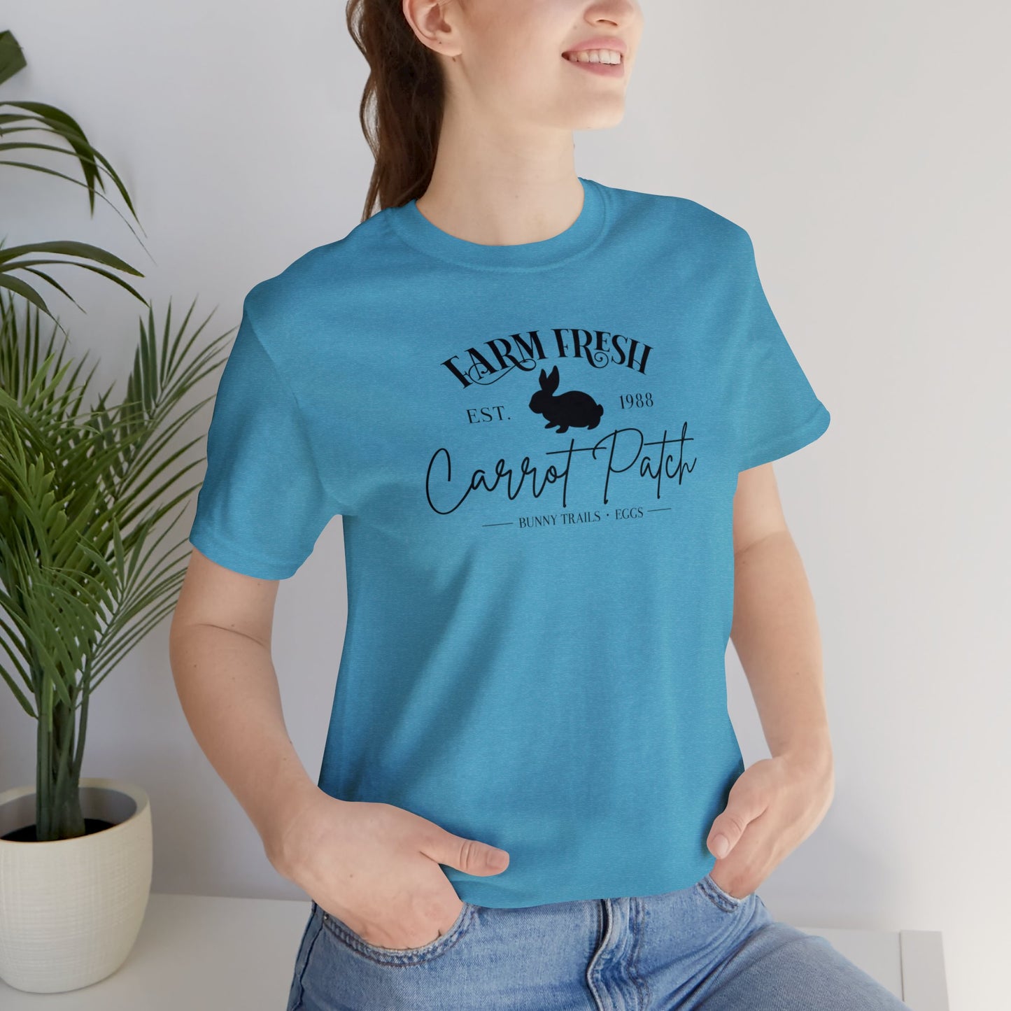 Farm Fresh  Carrot Patch   Unisex Jersey Short Sleeve Tee