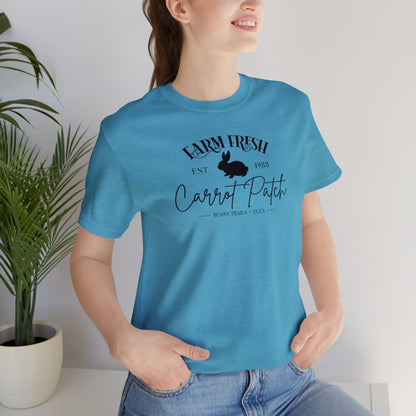 Farm Fresh  Carrot Patch   Unisex Jersey Short Sleeve Tee