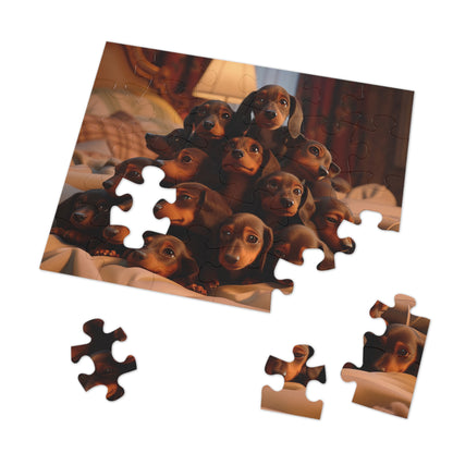 Pile o Puppies!  Jigsaw Puzzle (30, 110, 252, 500,1000-Piece)