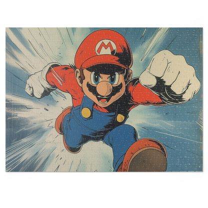 Mario Power Jigsaw Puzzle (30, 110, 252, 500,1000-Piece)