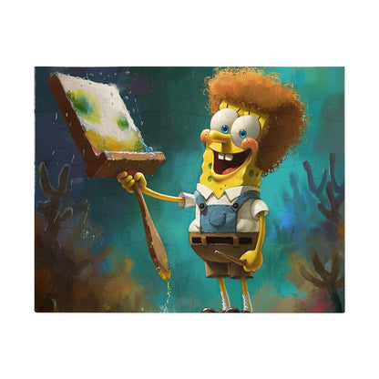 SpongeBob Ross Jigsaw Puzzle (30, 110, 252-Piece)