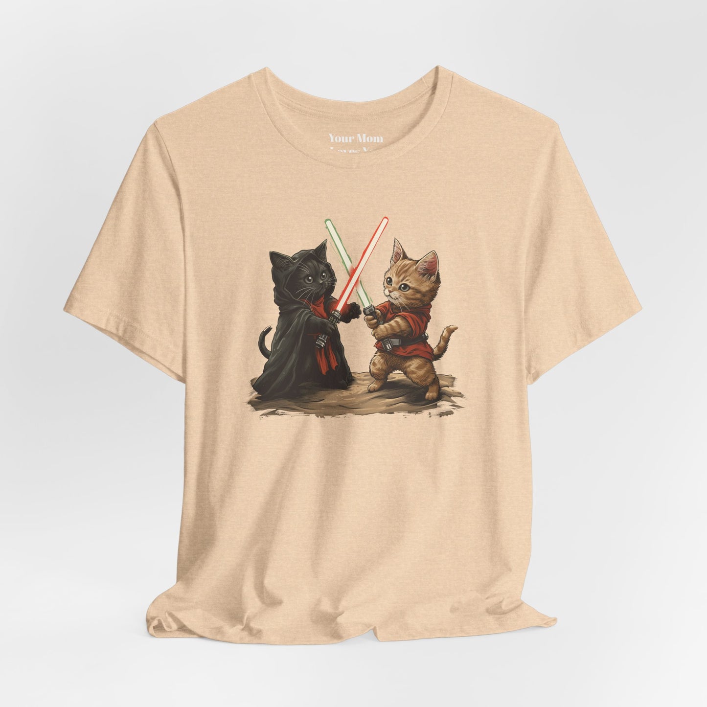 Kitty Star Wars Battle Unisex Jersey Short Sleeve Tee